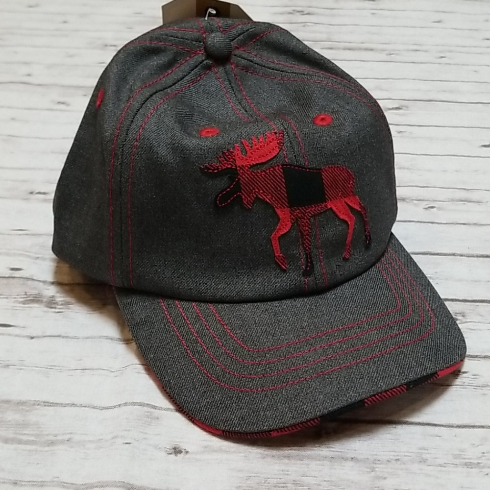 Plaid Moose Hat